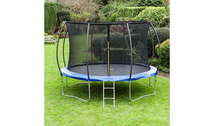 Artemis Home Leapfrog 14ft Lantern Shaped Trampoline Package - Blue