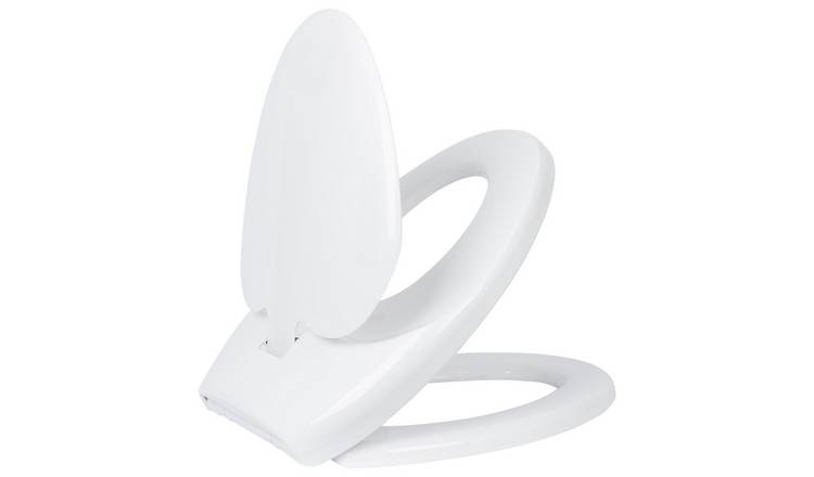 Harbour Housewares Soft Close Family Toilet Seat - White