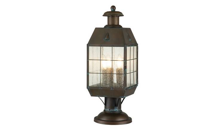 Elstead Hinkley Pedestal Light - Aged Brass