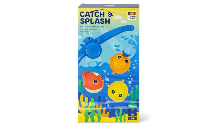 Tiger Tribe Catch & Splash - Bath Fishing Game - 3 Years +