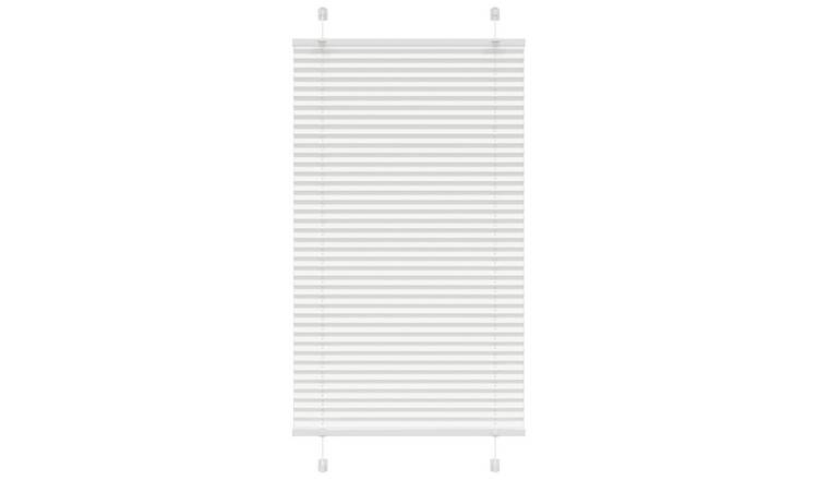 Walplus Polyester Pleated Blind - White - 70 x 100 cm