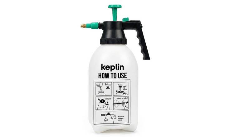 Keplin Brass Nozzle Garden Pressure Sprayer - 2L