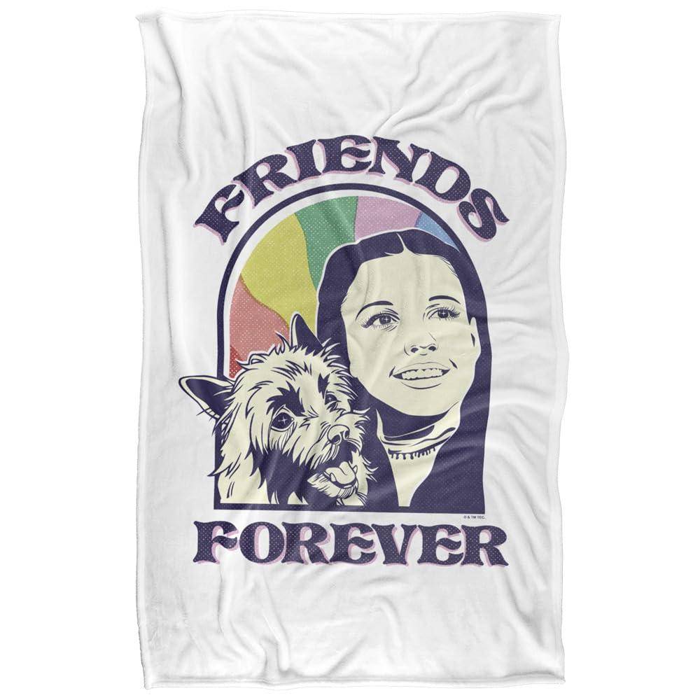 Wizard Of Oz Friends Forever Soft Touch Blanket - 147cm x 91cm - Image 1