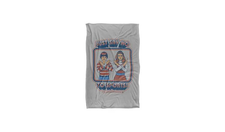 Steven Rhodes Say No To Sports Soft Touch Blanket - 152cm x 127cm