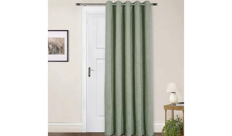 Sundour Amberley Door Curtains - Sage - 168 x 213cm