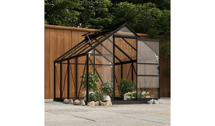 Walplus Pack of 16 Glass Greenhouse Replacements Tempered - Transparent