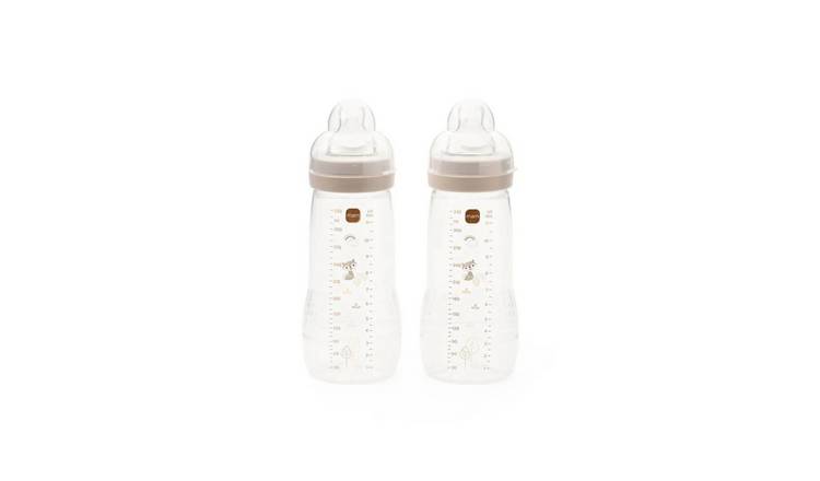 MAM Pack of 2 Easy Active Baby Bottles 330ml - Assorted