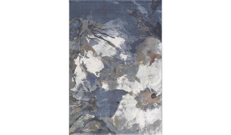 Mega Flooring Grey Modern Abstract Rug - 120 x 170cm