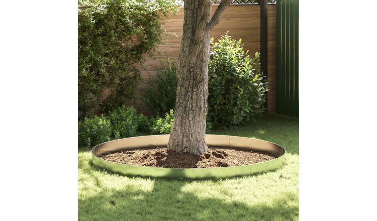 Walplus Pack of 20 Galvanised Steel Lawn Fence - 100 x 14 cm