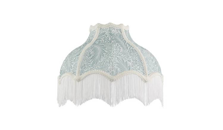 Happy Homewares Victorian in Light Emerald Green Velvet Lampshade - 36cm