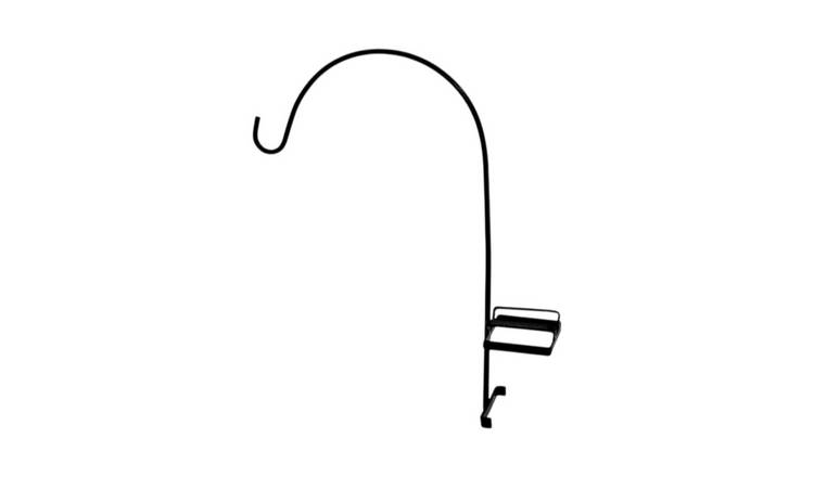 Garden Pride Black Swan Neck Hanging Basket Post Bracket