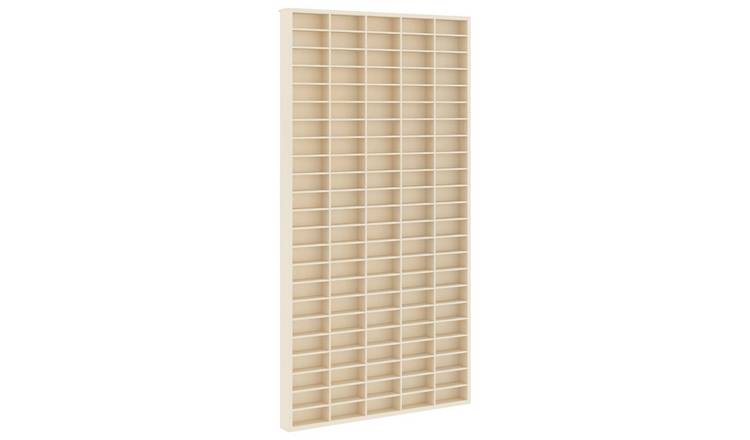 Walplus Engineered Wood Wall Display Case - Beige - 50 x 4.5 x 96 cm