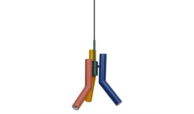 Osram Decor Straw 3 Light E27 15W LED Pendant Ceiling Light - Multicolour