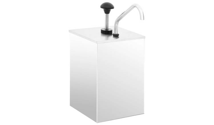 Walplus 3.5L Stainless Steel Sauce Dispenser - Silver
