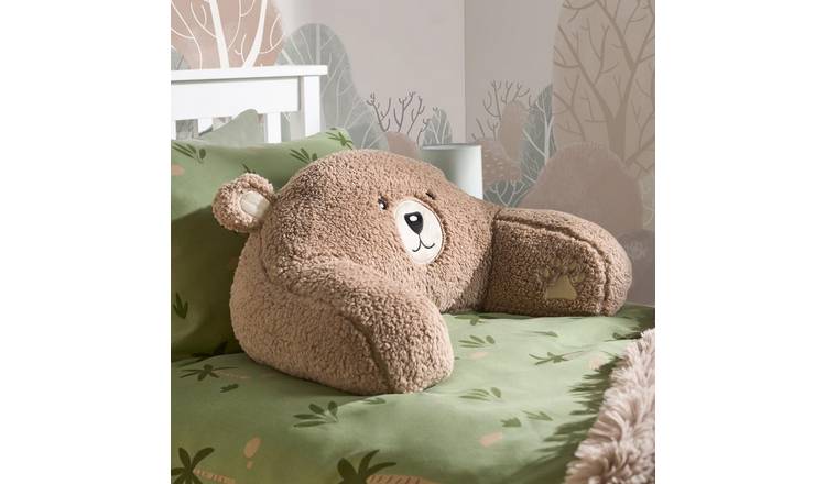 OHS Bobby The Bear Cuddle Cushion - Brown