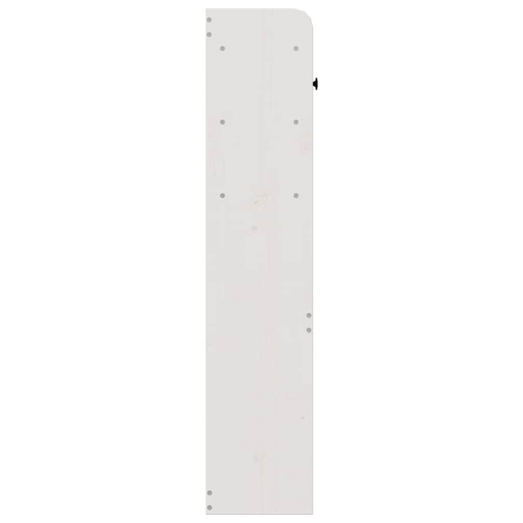Walplus Pine Wood Headboard with Storage - White - 146 x 23 x 110 cm - Image 6