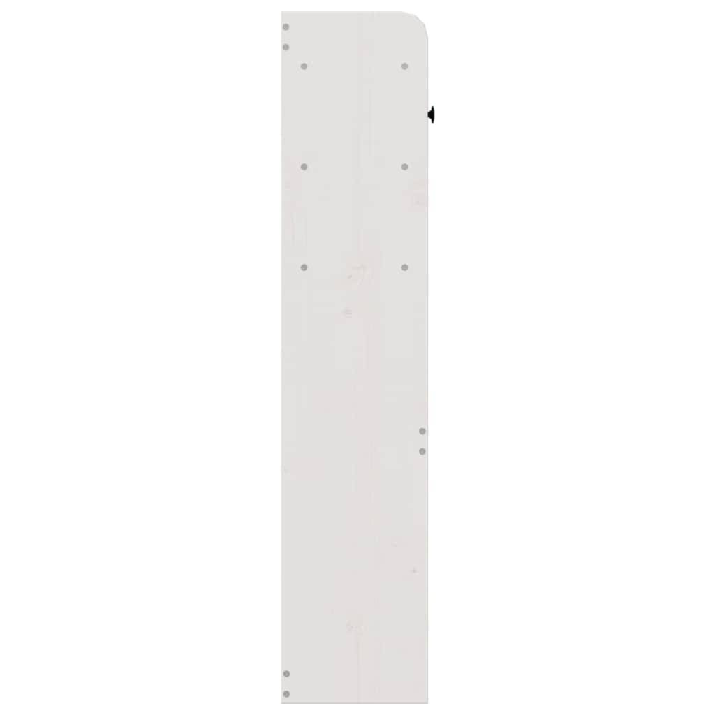 Walplus Pine Wood Headboard with Storage - White - 146 x 23 x 110 cm - Image 6