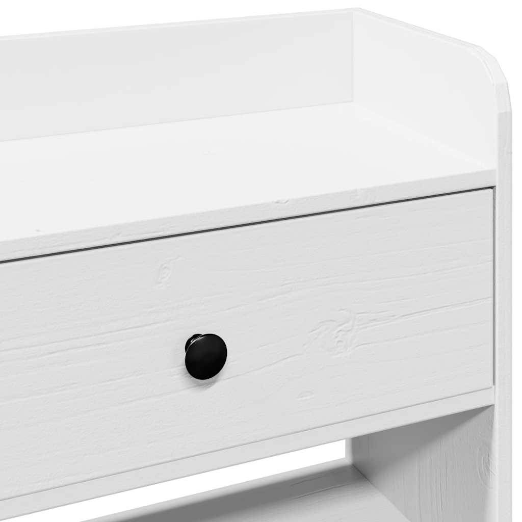 Walplus Pine Wood Headboard with Storage - White - 146 x 23 x 110 cm - Image 7