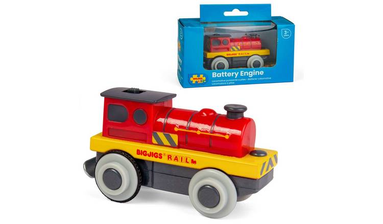 Bigjigs Rail  Mighty Red Loco (Battery Operated Engine) - 3 Years +