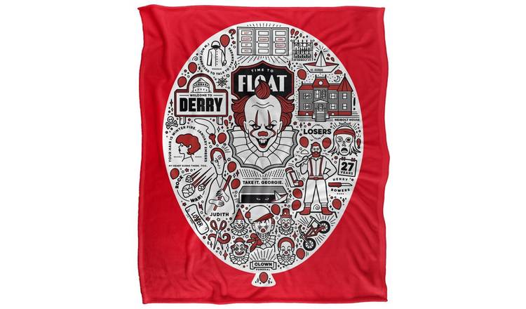 It Pennywise Balloon Soft Touch Blanket - 152cm x 127cm