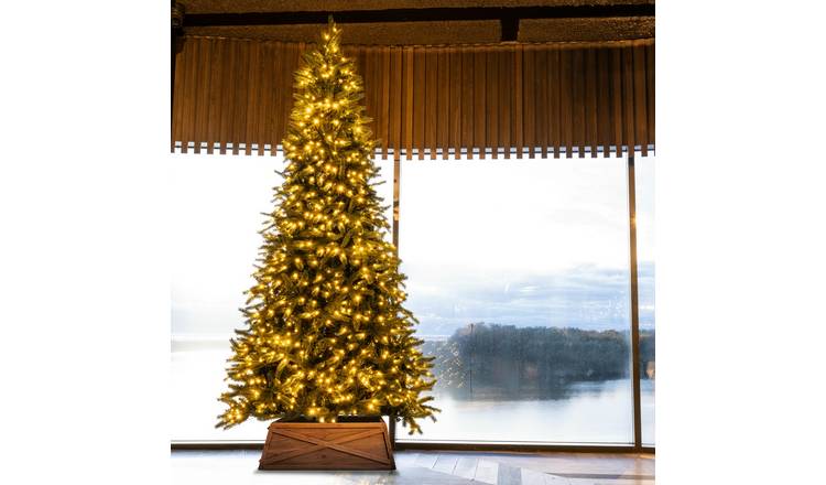 Christmas Tree World 12ft Ultra Devonshire Slimline Tree - Warm White