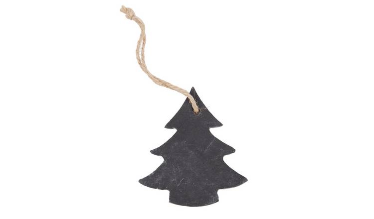 Nicola Spring Slate Christmas Tree Decoration - Tree