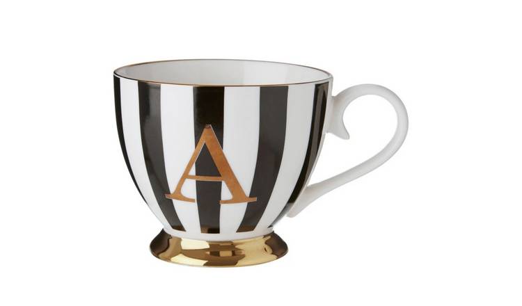 Orsina Duchess A Monogram Mug – Black and White