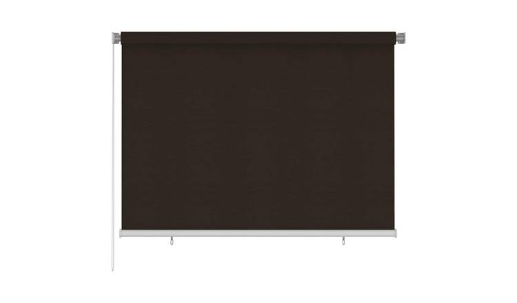 Walplus HDPE Roller Blind - Brown - 200 x 140 cm