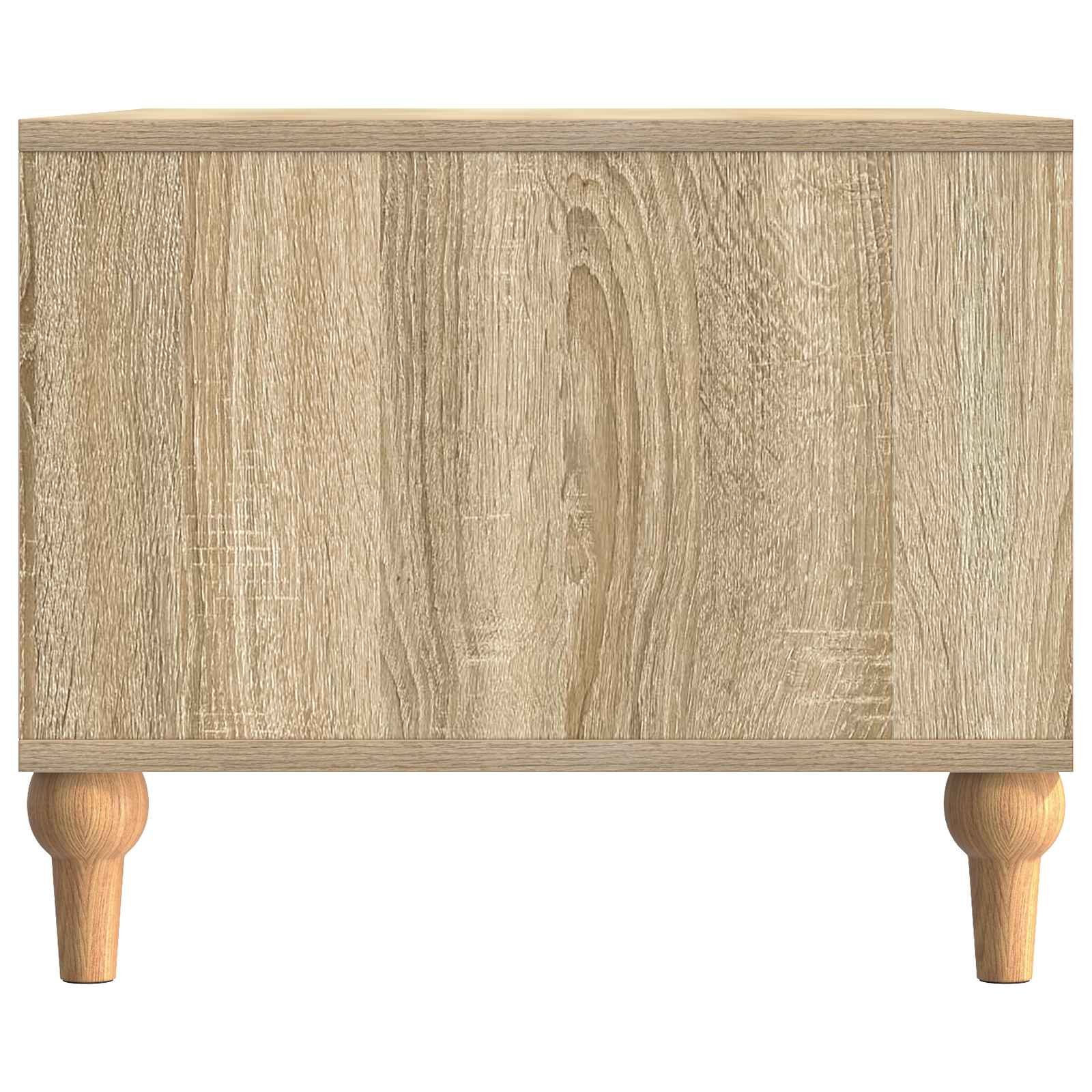 Walplus 2 Shelf Living Room Coffee Table - Sonoma Oak - 90 x 50 x 40 cm - Image 5