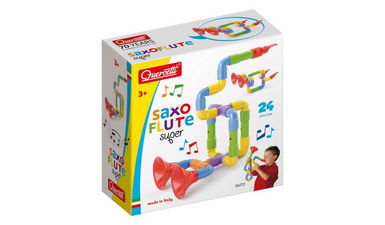 Quercetti 24 Pieces Super Saxoflute - Age 3+