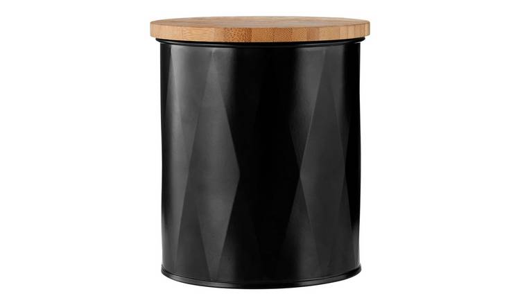 Orsina Rhombus Small Storage Canister – Black