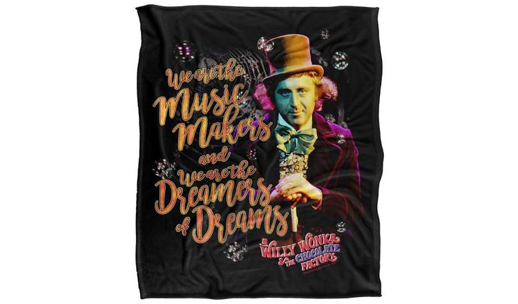 Willy Wonka & The Chocolate Factory Music Makers Blanket - 147cm x 91cm