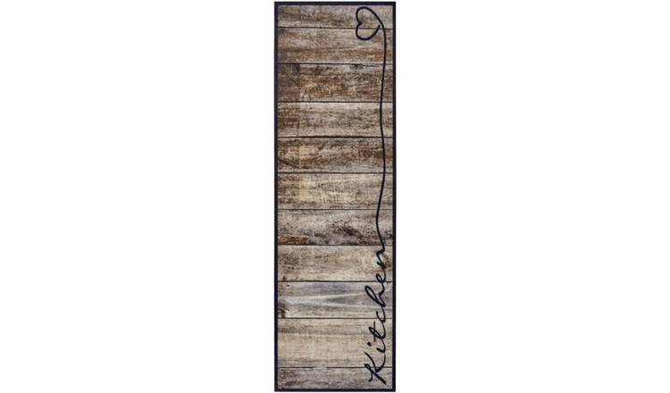 Hanse Home Brown Washable Floor Runner Rug - 50 x 150cm