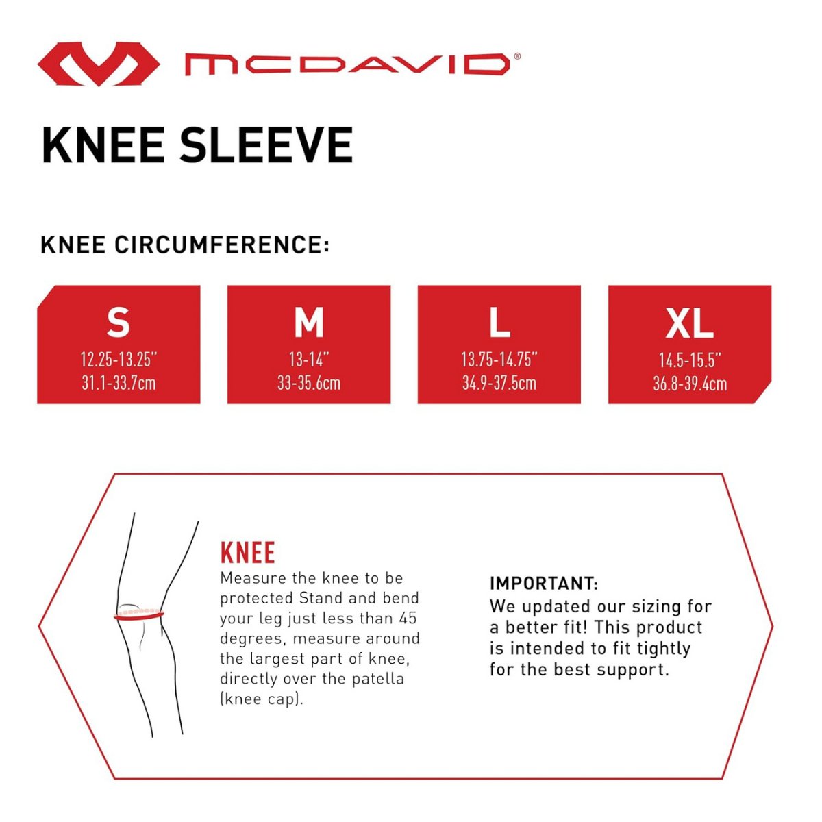 McDavid Cross Compression Knee Sleeve - Medium - Image 2