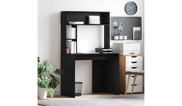 Walplus Engineered Wood Desk - Black Ash - 91 x 50 x 149 cm