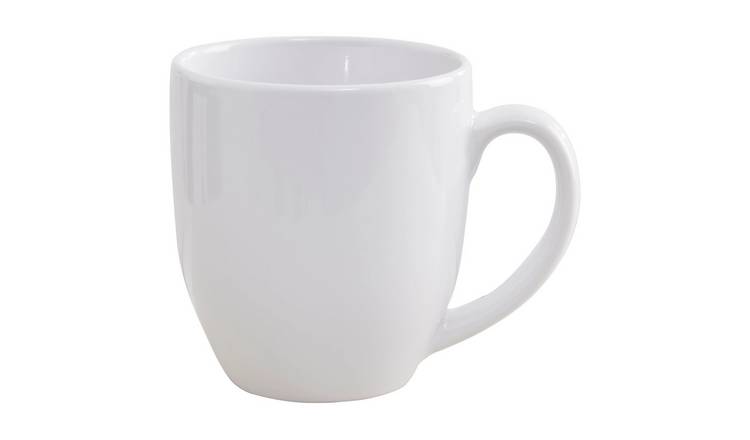 Orsina Elmira Tapered Stoneware Mug – White