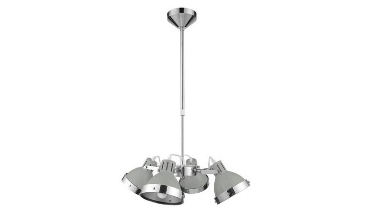 Orsina Jasper 4 Shades Pendant Light - Light Grey