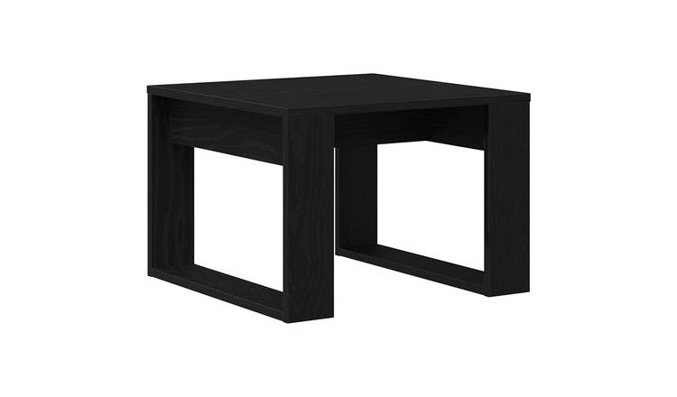 Walplus Square Coffee Table - Dark Oak - 50 x 50 x 35 cm