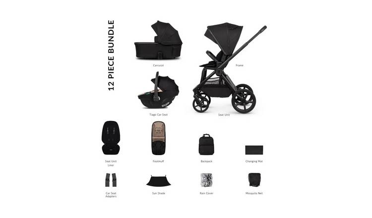 Venicci Upline 3 3-in-1 Travel System - Beige/Onyx