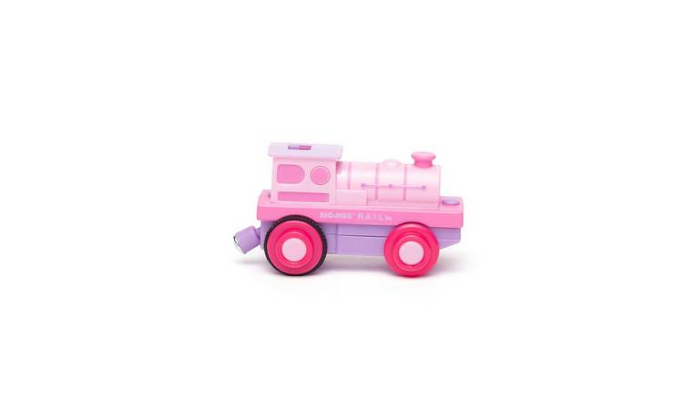 Bigjigs Rail  Powerful Pink Loco (Battery Operated) - 3 Years +