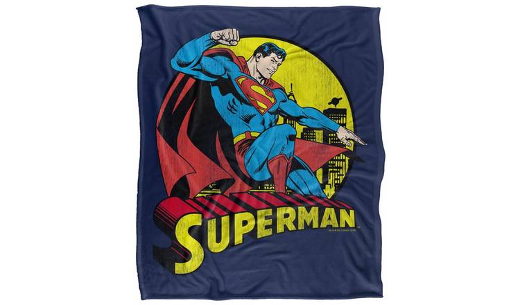 Superman Metropolis Fleece Superman Throw - 152cm x 127cm