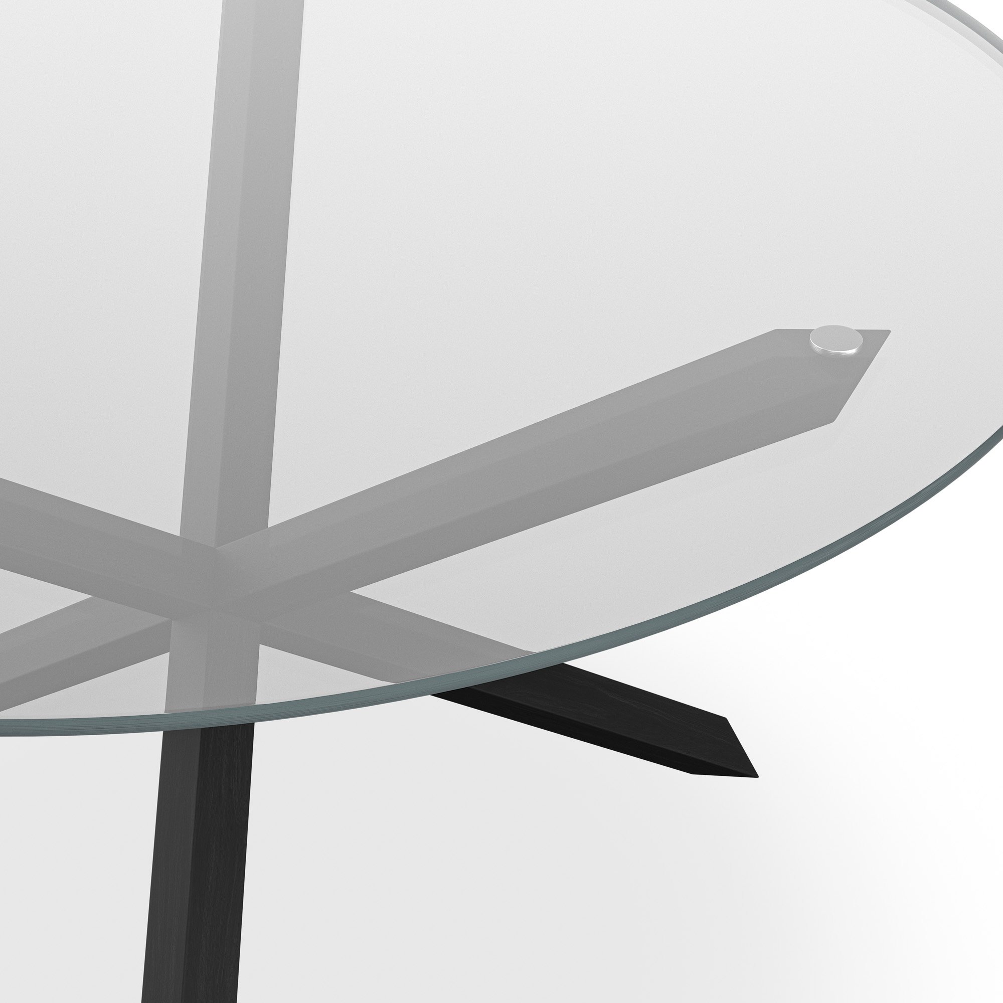 Furniture Online Malvern Monza Glass Top Dining Table & 6 Black Chairs - Image 4