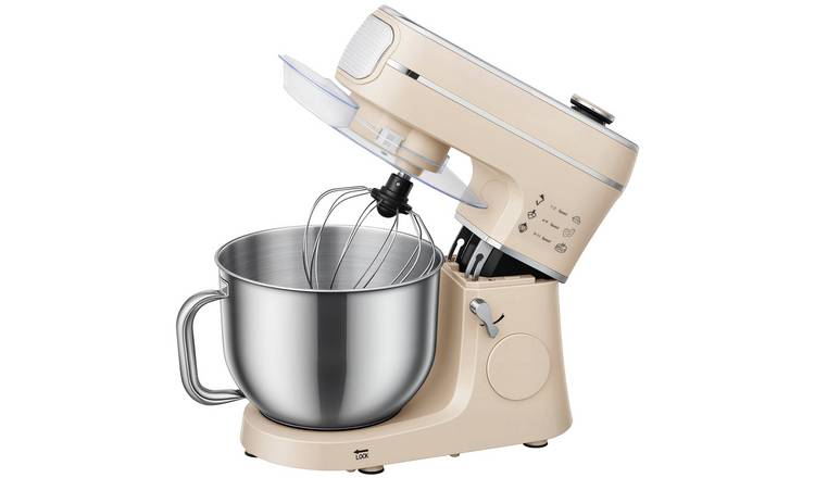 HOMCOM Digital 6L 1400W Stand Mixer Tilt-Head Food Mixer 11 Speeds Cream