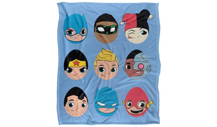 DC Comics Super Friends Easter Egg Blanket - 152cm x 127cm