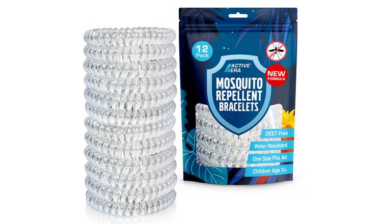 Active Era Explorer Mosquito Repellent Bands - 12 Pack - Clear