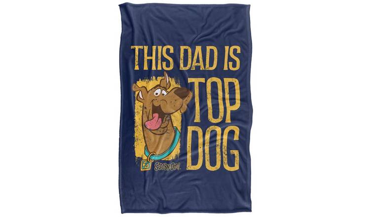 Scooby Doo This Dad Is Top Dog Blanket - 152cm x 127cm