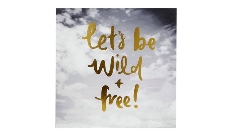 Orsina Madera Let's Be Wild + Free Wall Plaque