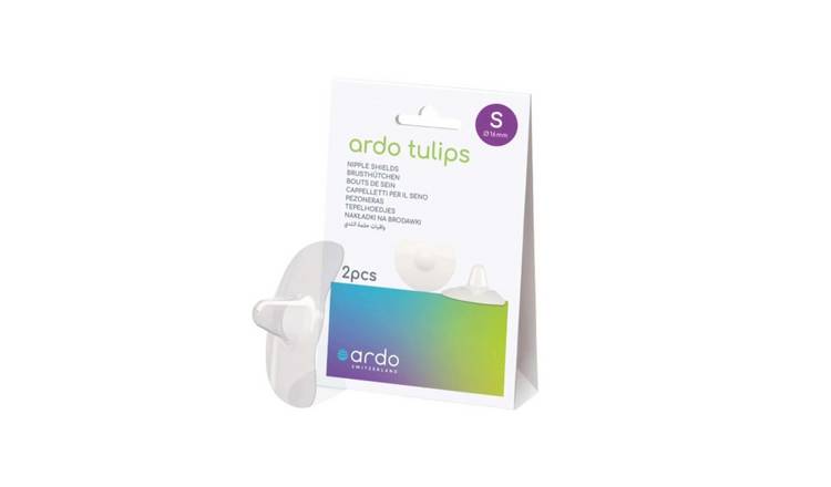 Ardo Pack of 2 Tulips Silicone Nipple Shields - Small 16 mm
