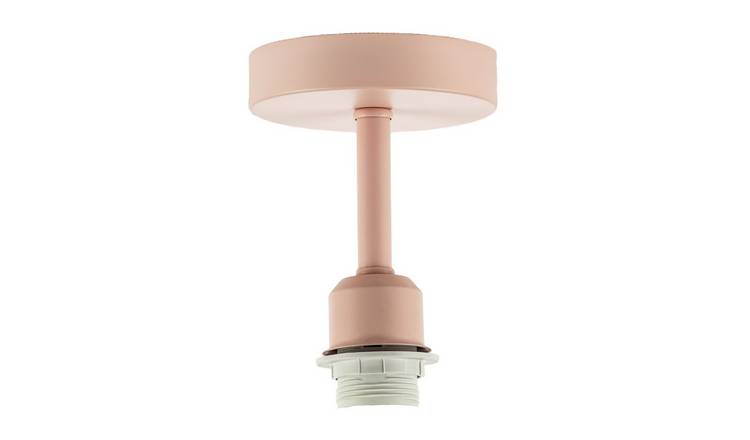Happy Homewares Soft Blush Pink to Hold Ceiling Light - 12cm
