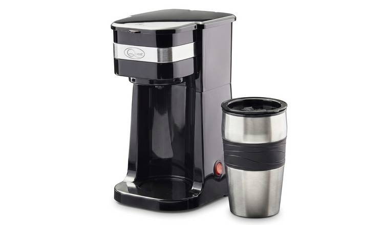 Quest One Cup Coffee Maker with Travel Mug